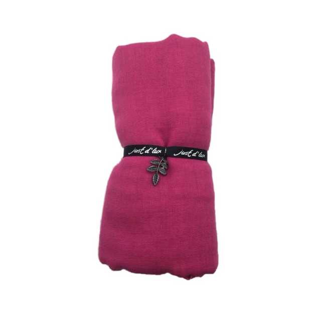 Ensfarvet tørklæde - Billede 6