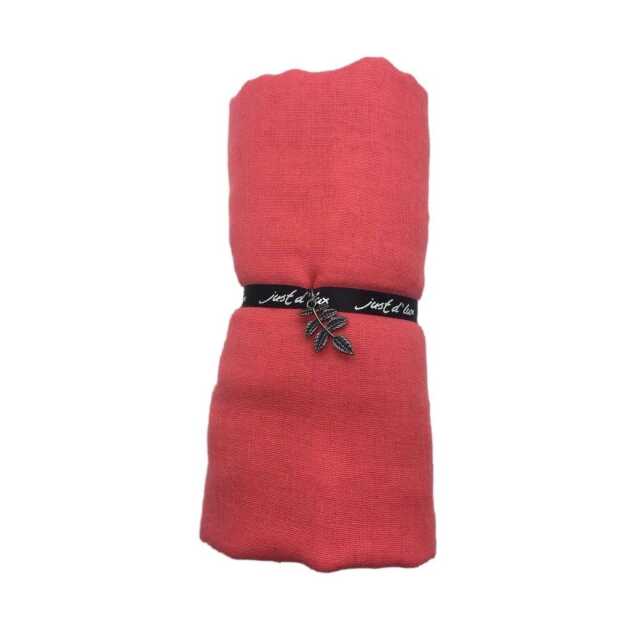 Ensfarvet tørklæde - Billede 10