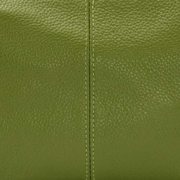Clutch leather - Leaf green - Billede 2