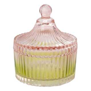 Bonbonnier lime/rosa