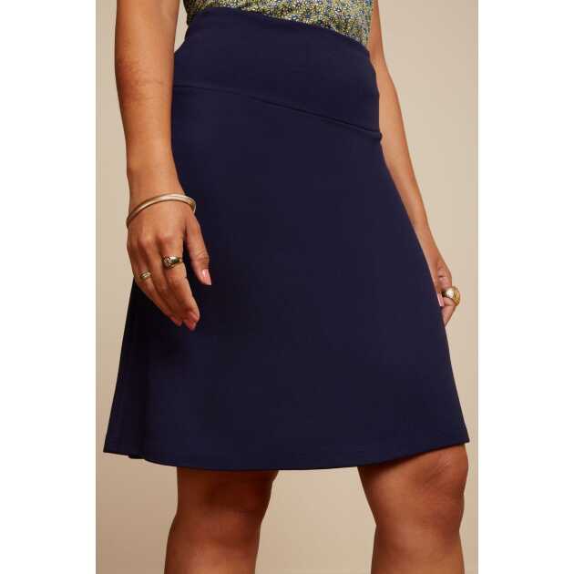 Border Skirt Milano Uni-Peacoat Blue - Billede 2