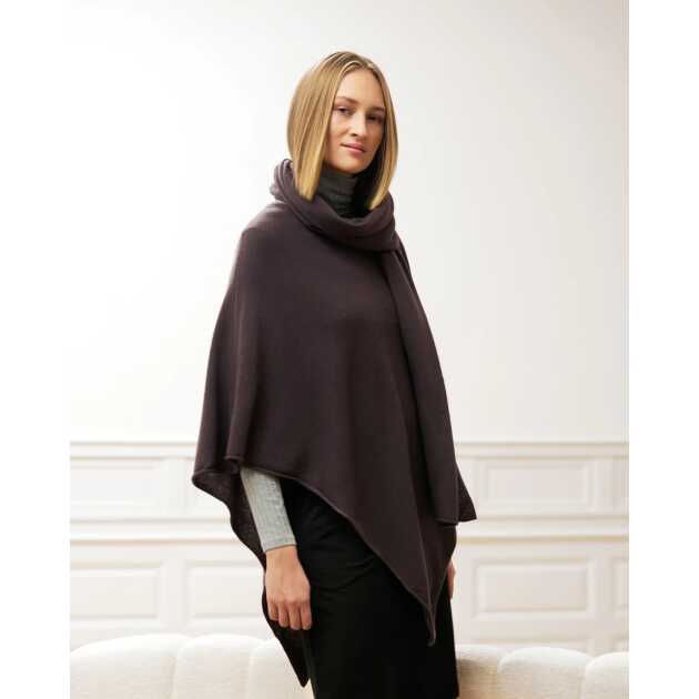 Poncho Aubergine - Billede 2
