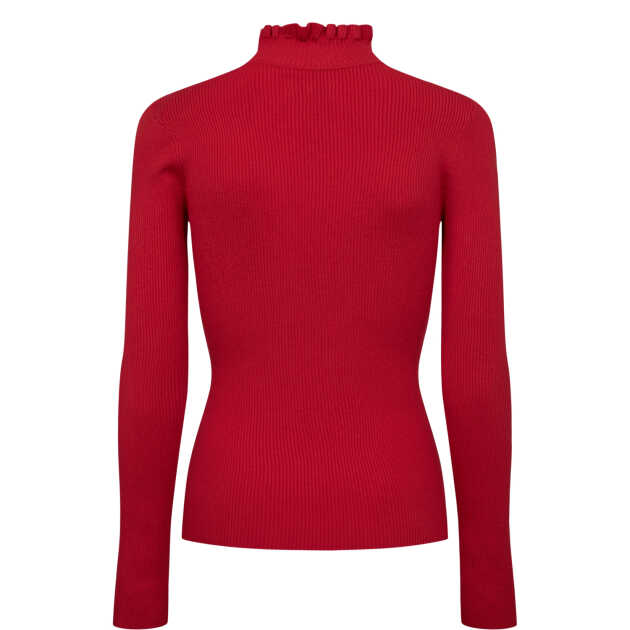 Nusidanu Highneck Pullover-High Risk Red - Billede 2