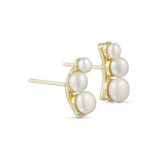 Earring w. pearls