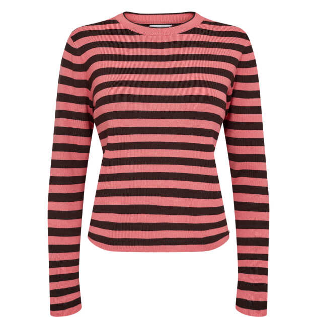 Nustripe pullover - Pink