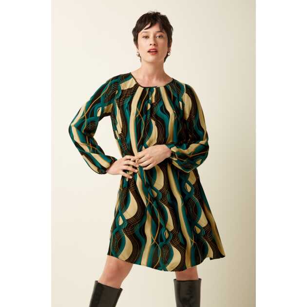 Laura Pleat dress Elysse - Billede 2