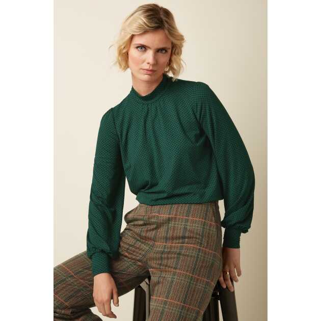 Luella top - Botanical green - Billede 2