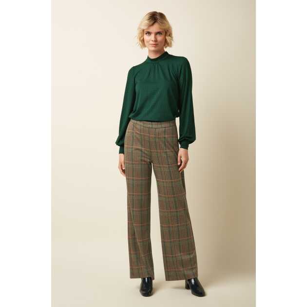 Luella top - Botanical green - Billede 4