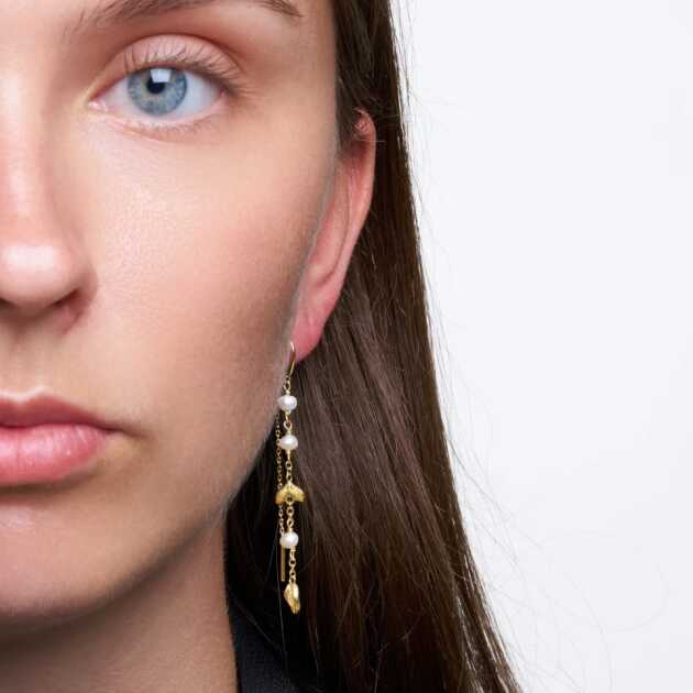 Nadia chain - green stoens - Billede 2