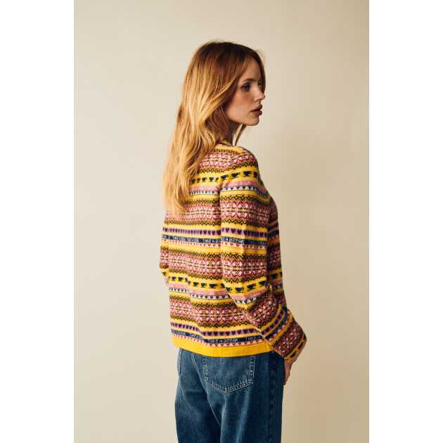 Anna Lisa Cardigan - yellow - Billede 4