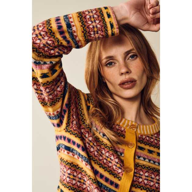 Anna Lisa Cardigan - yellow - Billede 2