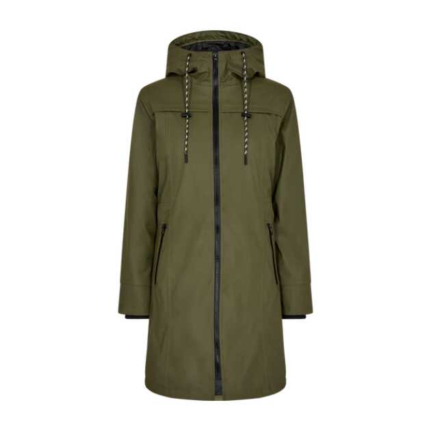 FQ - Rain-jacket - olive nightf