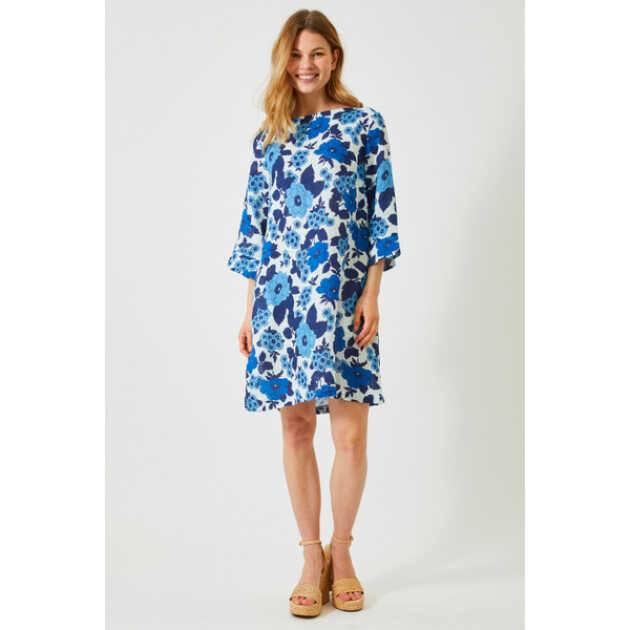 Pascale Dress Blue - Billede 2