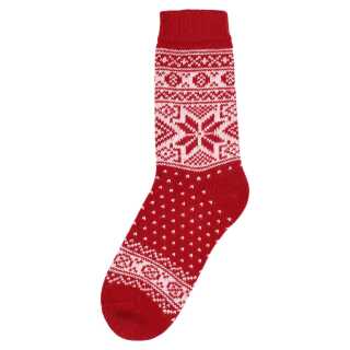 Danestay Uld Socks Red/White