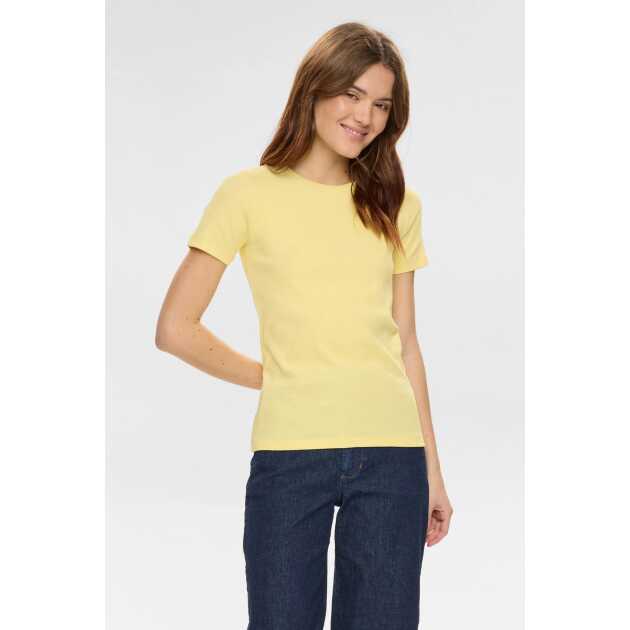 Numakeny cropped tee - popcorn - Billede 2