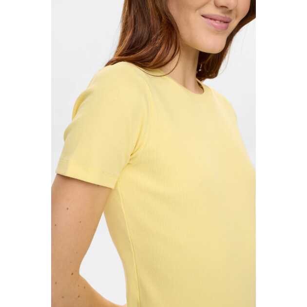 Numakeny cropped tee - popcorn - Billede 4