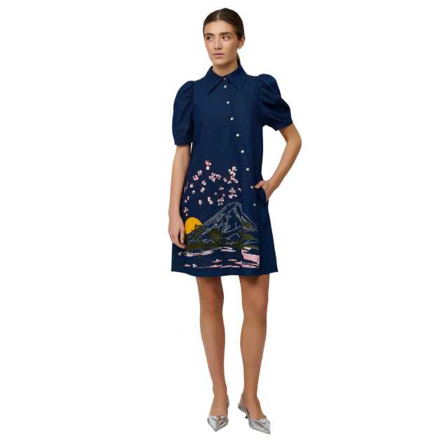 CR-La denim dress