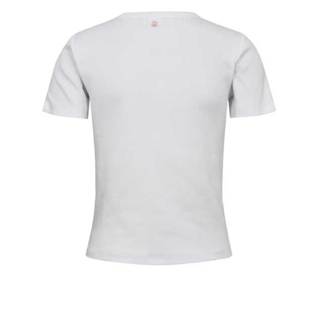 Numakeny cropped tee - bright white - Billede 2