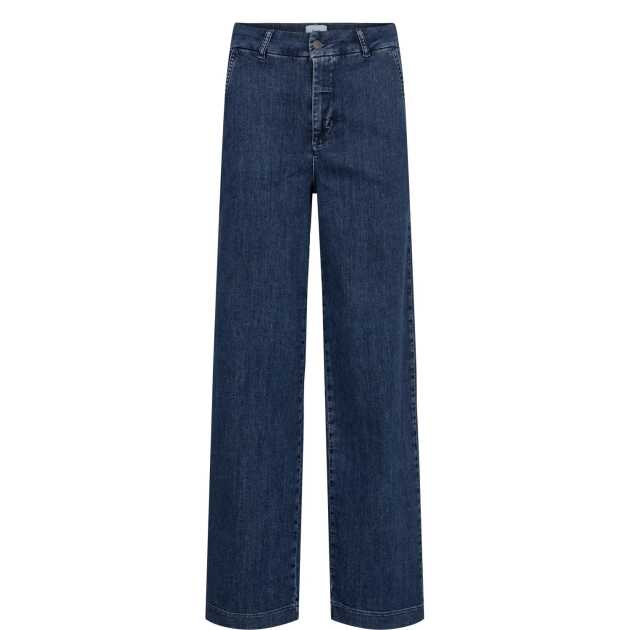 Nuamber Wide jeans - medium blue denim