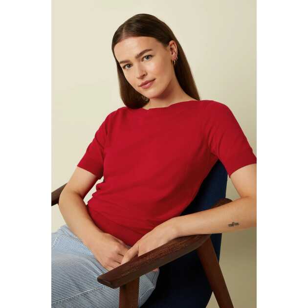 Audrey Top  - Chili red - Billede 3