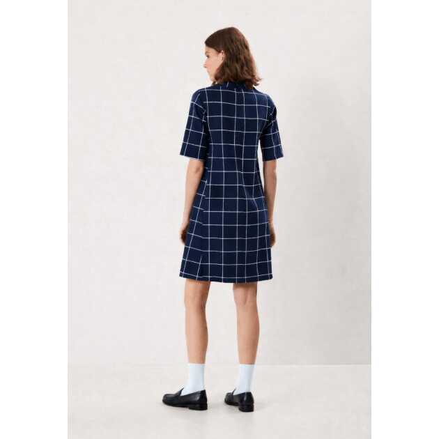 Bernadine - Check dress - navy - Billede 2