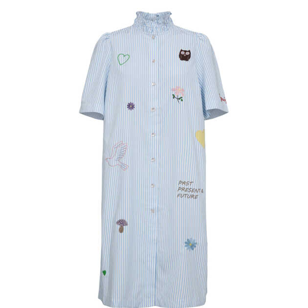 Nuashley embroidery dress - Billede 3