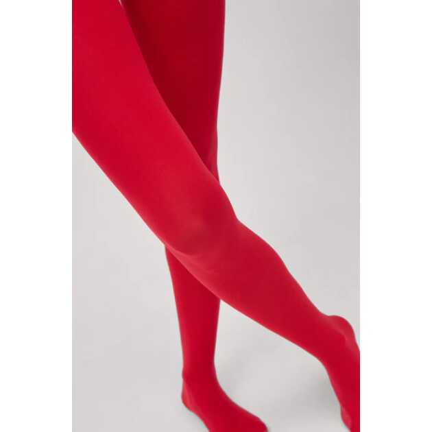 YM - 70 Den Tights - Red - Billede 2