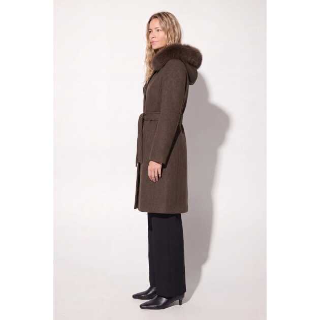 Talia Coat - Brown - Billede 3