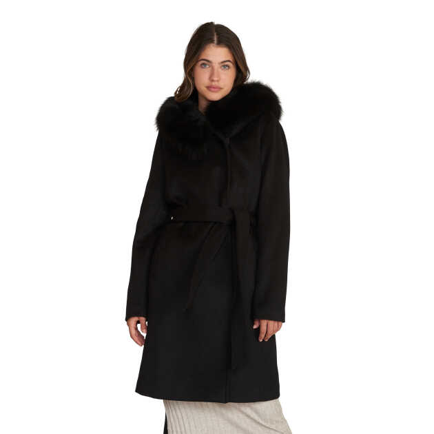 Talia Coat - Black - Billede 4