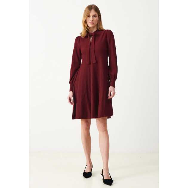 Emla Dress Burgundy