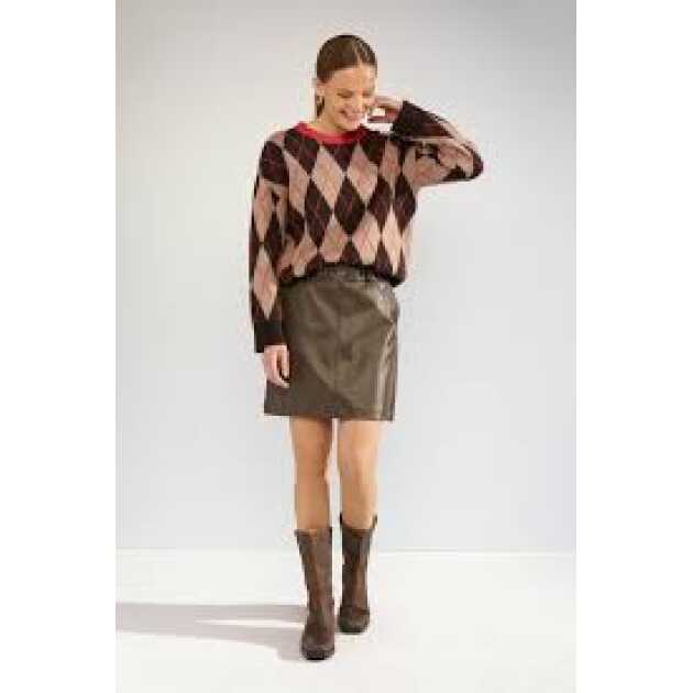 Nudorith pu skirt - Billede 3